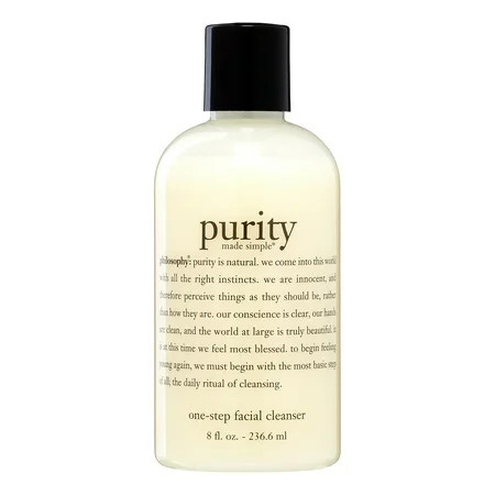 Philosophy Purity Made Simple One Step Facial Cleanser Face Wash for All Skin Types 8 fl oz | Walmart (US)