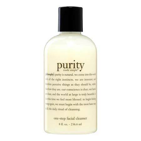 Philosophy Purity Made Simple One Step Facial Cleanser Face Wash for All Skin Types 8 fl oz | Walmart (US)