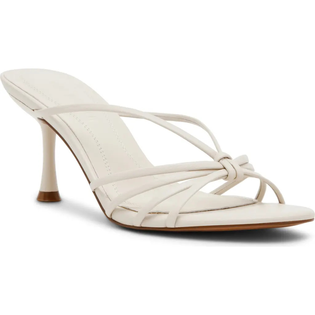 Steve Madden Edna Slide Sandal in White Leat at Nordstrom, Size 8 | Nordstrom
