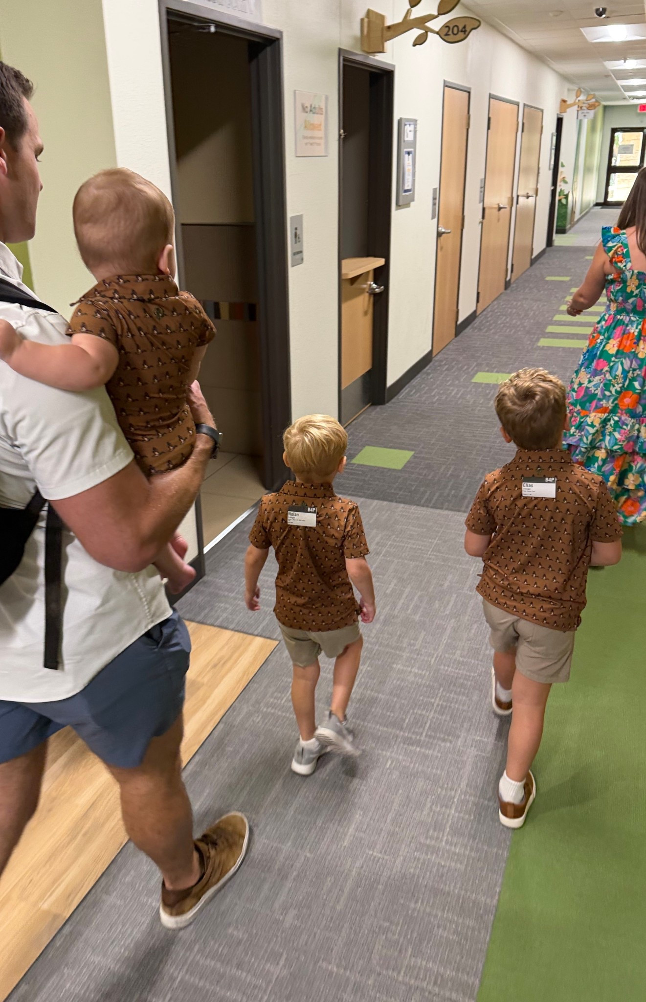 We own every basically every pattern and size in this brand and we LOVE them all. The boys duck pattern isn’t available but linked one similar that’s so cute for fall. Anders is 9 months old and wears 12-18m clothes but he can still stretch (hardly) into the 0-6m bubble. The toddler polos run TTS!

#LTKKids #LTKFamily #LTKBump