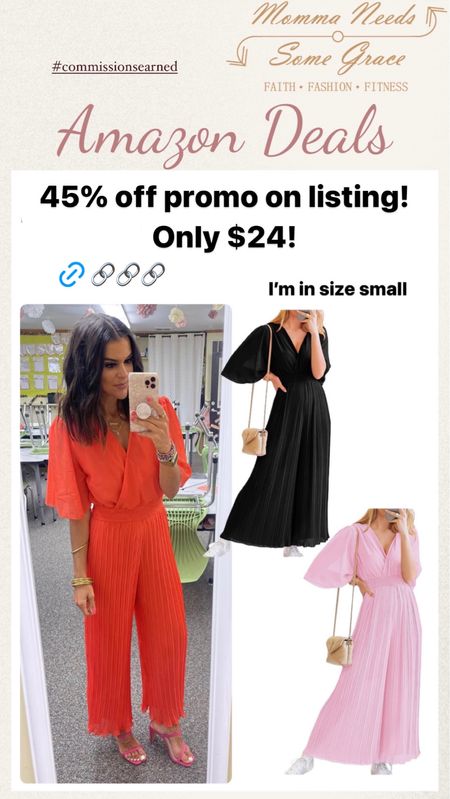 There’s a promo on the listing of this jumpsuit!! Love it! 

#LTKsalealert #LTKSeasonal #LTKfindsunder100