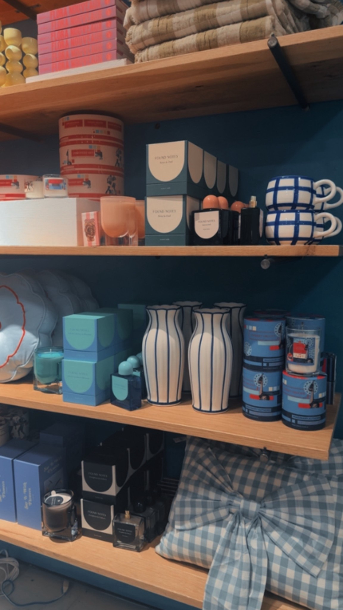 Anthropologie home decor finds 🩵 // blue gingham bow pillow, striped vase, striped mug 

#LTKHome #LTKSeasonal