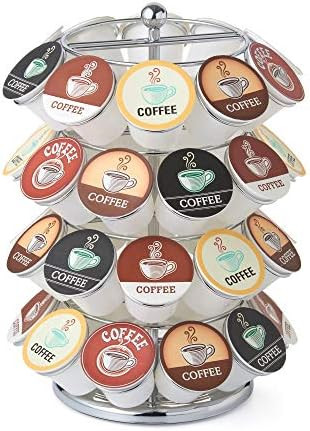 Nifty Coffee Pod Carousel – Compatible with K-Cups, 40 Pod Pack Storage, Spins 360-Degrees, Lazy Sus | Amazon (US)