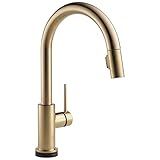 Delta Faucet Trinsic Gold Kitchen Faucet Touch, Touch Kitchen Faucets with Pull Down Sprayer, Kitche | Amazon (US)