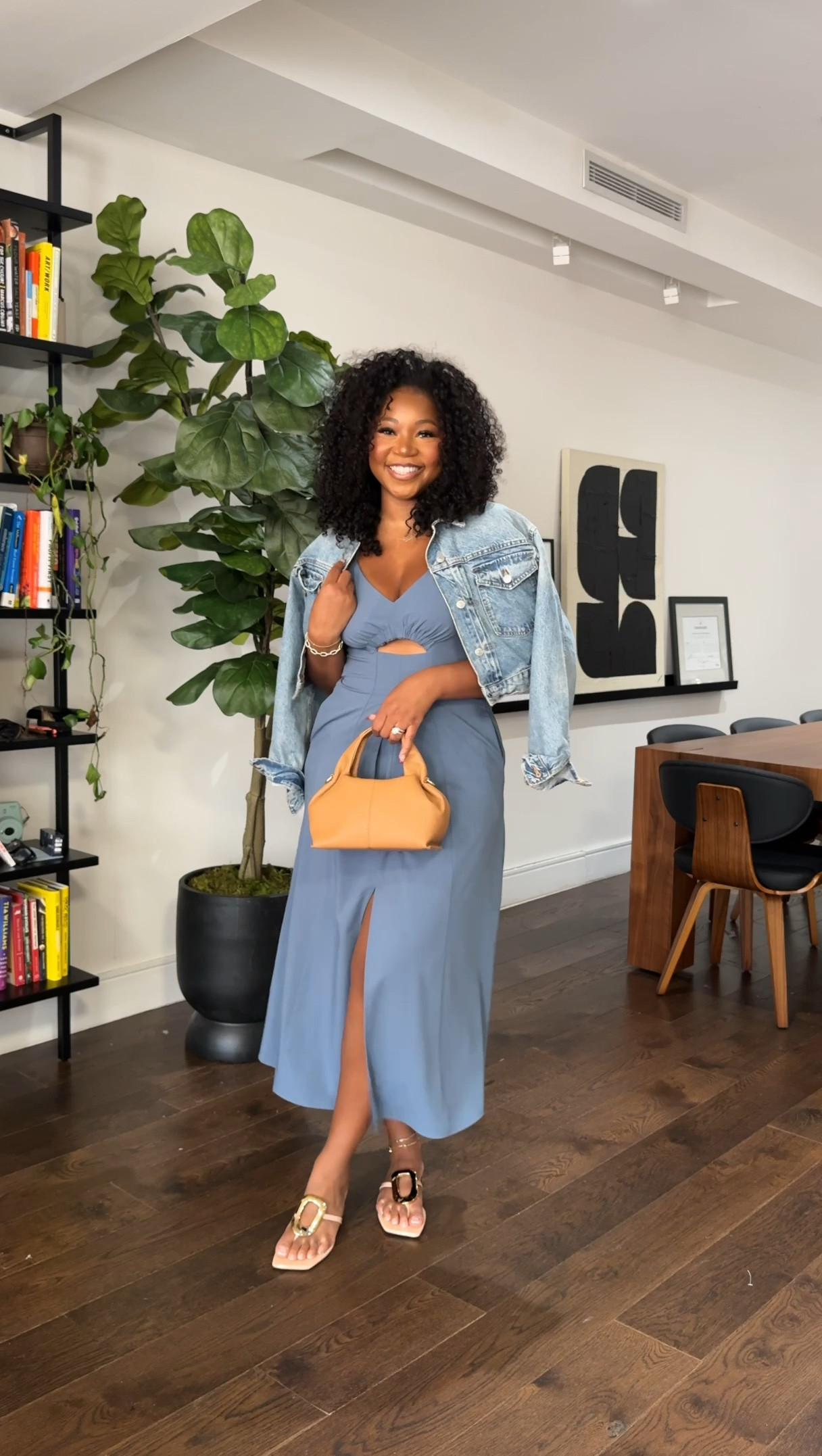 Love this look! I am 5’9 200 lbs wearing a medium in the dress! Jean jacket is old Zara so I am linking similar 

#LTKMidsize #LTKFindsUnder100 #LTKStyleTip