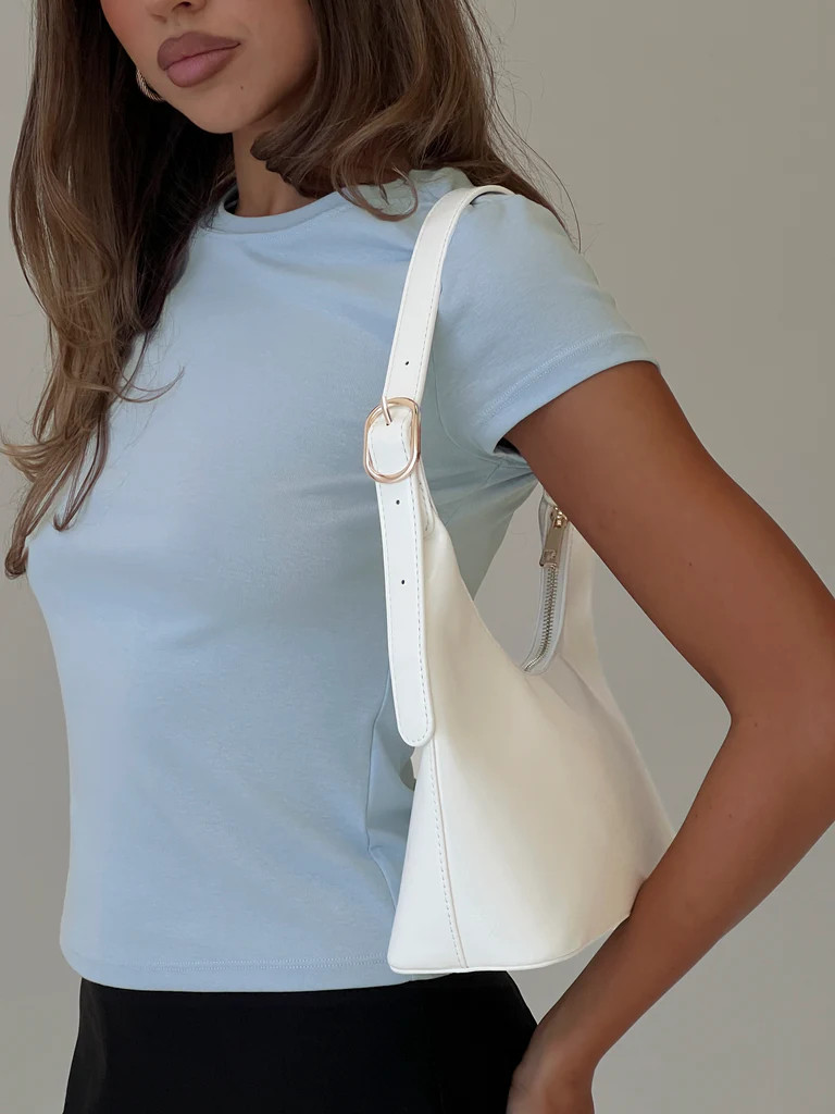 Glazier Shoulder Bag Cream | Princess Polly US