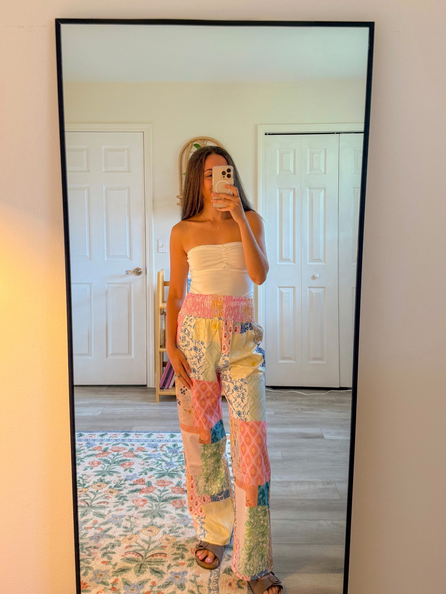 colorful outfits for summer, colorful pants, fun pants, casual summer outfit 

#LTKFindsUnder50 #LTKSummerEdit