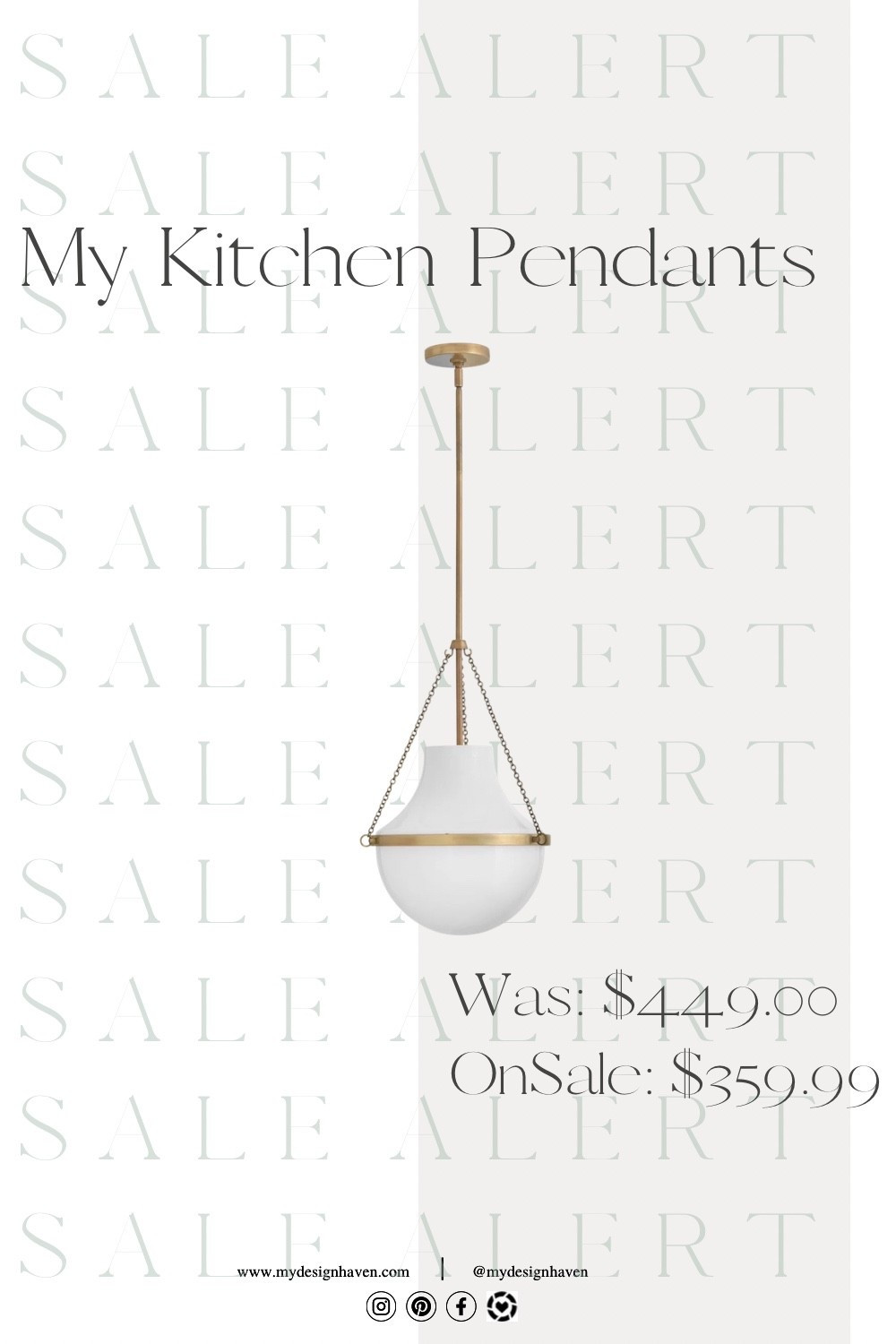 My kitchen pendants are currently ON SALE ✨ These timeless brass pendant lights with hand-blown etched opal glass are one of my favorite details in our kitchen. They add the perfect mix of warm modern, coastal, and classic design while keeping the space feeling bright and elevated 🤍

If you’re looking for timeless kitchen lighting, brass pendant lighting, luxury kitchen decor, designer lighting, or modern traditional kitchen inspiration — these are such a beautiful option. Perfect over a kitchen island, coffee bar, or dining nook ✨

#LTKHome #KitchenLighting #KitchenDesign #InteriorDesign #BrassLighting #PendantLights #KitchenInspo #ModernTraditional #CoastalStyle #WayfairHome #NeutralHome #LuxuryInteriors #HomeDecorFinds

#LTKHome #LTKSaleAlert #LTKdayinmylife