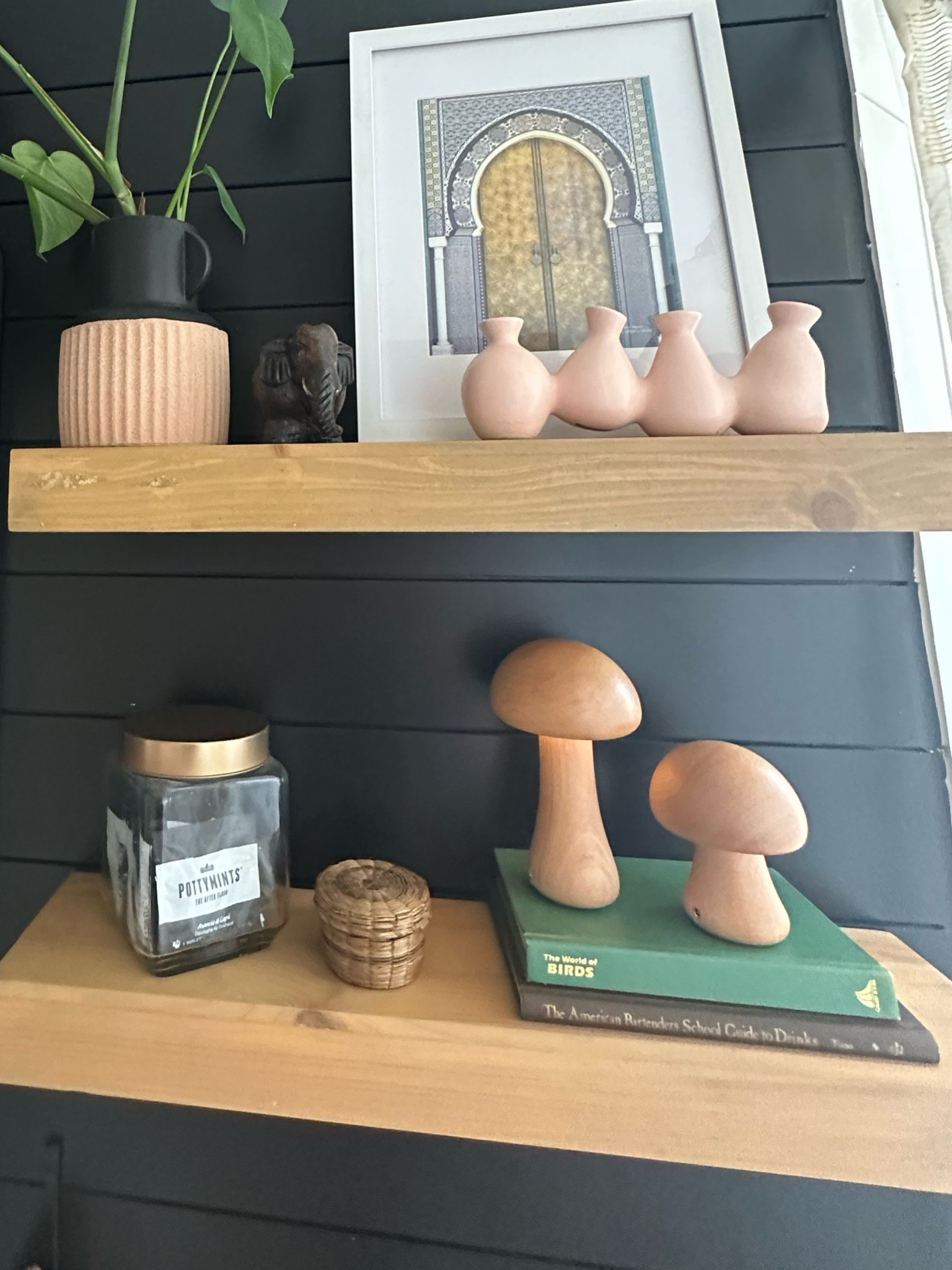 Mushroom lights in our bathroom! 

#LTKhome #LTKfindsunder100 #LTKfindsunder50