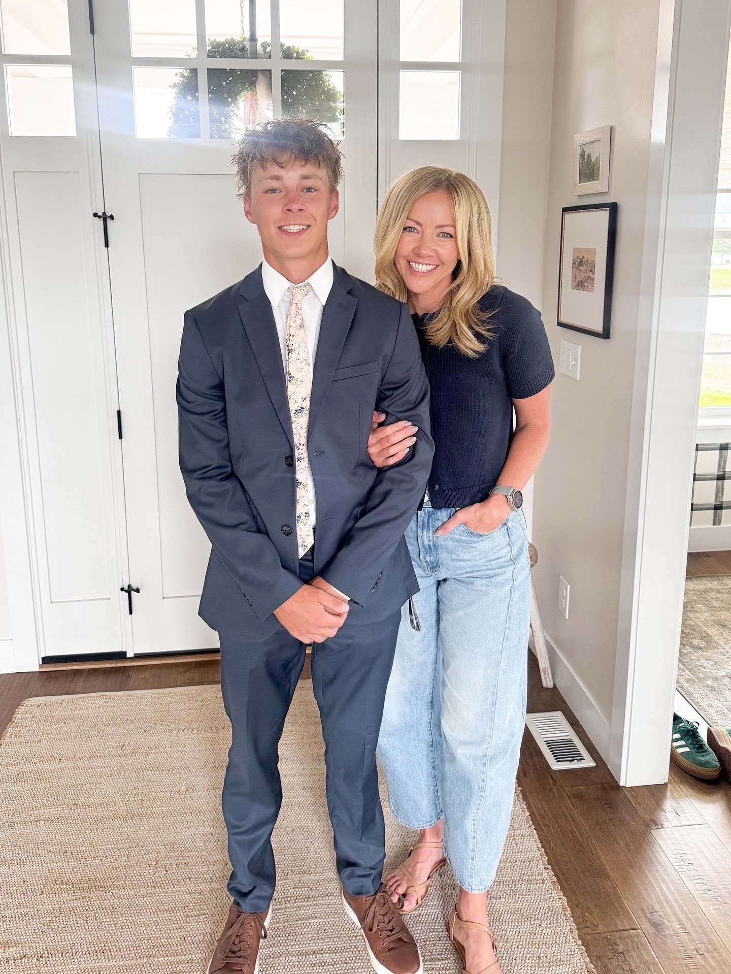 Found Westin’s suit for homecoming at H&M! Lots of colors and sizes. He’s 5’10 and wears 36R jacket and 30W pants.