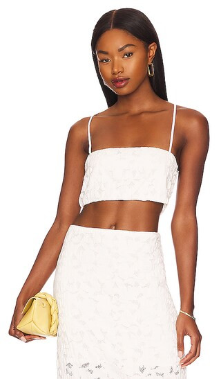 Regina Top in White | Revolve Clothing (Global)