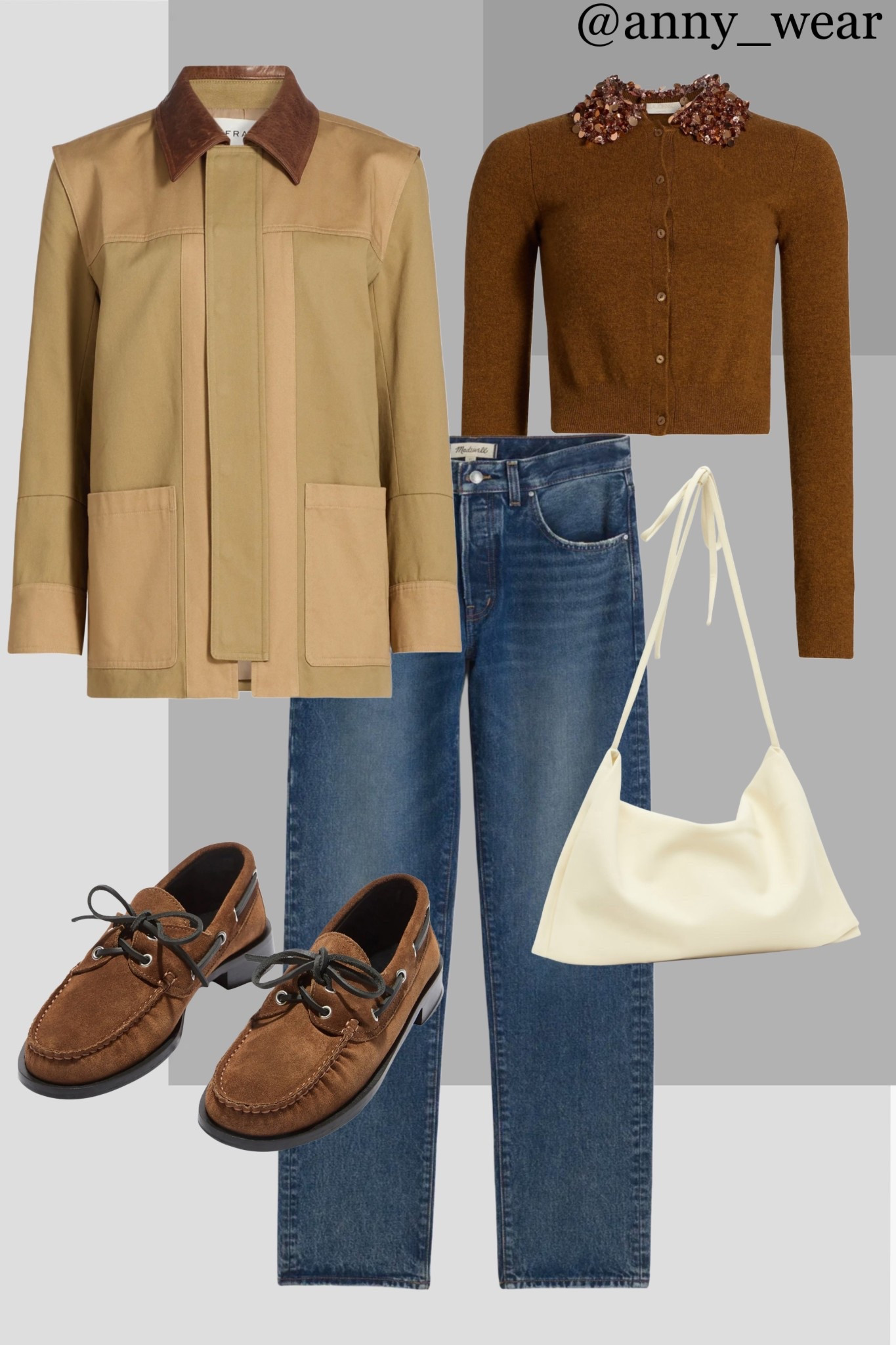 The perfect museum or campus outfit for a crisp fall day.
I'm loving this combo of a cozy brown cardigan and a classic utility jacket for just the right amount of warmth. The loafers and white bag keep it looking polished yet effortless.
Shop this timeless autumn look on my LTK!

Brown cardigan 
Camel jacket 
White bag
Brown loafers 
Fall jacket 
Fall outfit 
Fall shoes 
Favorite Daughter jeans 
Suede Boat Shoes
Embellished cardigan 
Cashmere Cardigan 
Leather Collar jacket 
Cottan Canvas jacket 
womens winter shoe jeans work outfit trending outfits 40 year old fashion mango jeans modest fashion 40 and over styles most loved over 40 fashion sale alerts nordstrom dress spring fashion fall outfits going out comfy dress cute casual outfits trendy work outfits 2025 sustainable fashion chicago outfits fall fashion designer look woven purse handbag boden preppy classic timeless thanksgiving autumn style holiday party teacher look fall outfit purse accessories women's fashion chic outfits chic attitude abercrombie fall autumn 2025 autumn dress autumn fashion autumn outfits autumn winter fashion wedding guest dress casual dress casual fall outfits casual style casual weekend outfit capsule wardrobe fall casual wedding guest dress casual work wear comfy outfit Transitioning from summer into fall Mango outfits sunday brunch going out outfits photoshoot outfits dinner date outfit ssense work party outfit zara outfits paris outfit casual wardrobe europe outfits saks 5th avenue new york outfits city street styles new york city ltku over 40 capsule wardrobe popular today summer looks city outfits Abercrombie outfits casual spring outfit classy casual everyday necklace #LTKstyletip #LTKbeauty #LTKU #LTKshoecrush #LTKitbag 

#LTKOver40 #LTKSaleAlert #LTKMidsize
