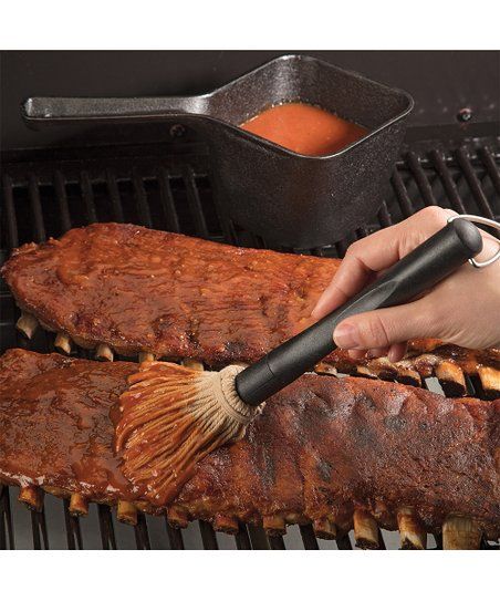 Cast Iron Basting Pot & Brush Set | Zulily