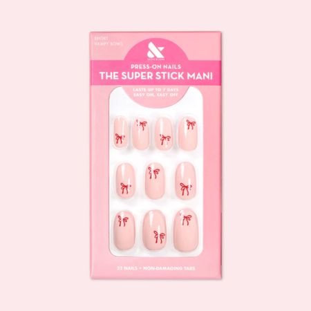 Trendy bow nails for $8

#LTKfindsunder50 #LTKSeasonal #LTKsalealert