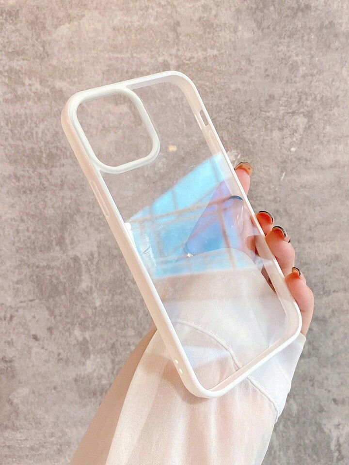Simple Transparent Acrylic Phone Case Compatible With Iphone 15/15promax/15pro/15plus/11/12/13/14... | SHEIN