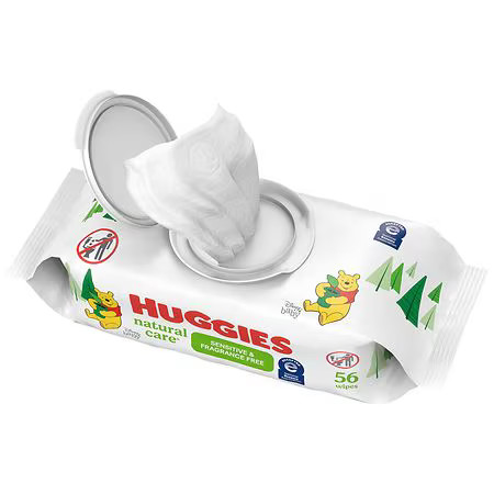 Huggies Natural Care Baby Wipes, Soft Pack Fragrance Free | Walgreens