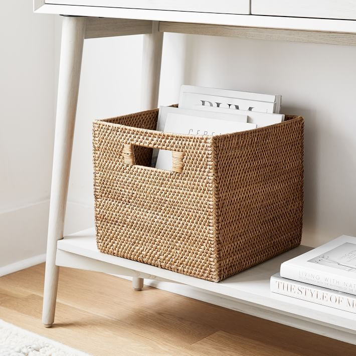 Modern Weave Storage Bin | West Elm (US)