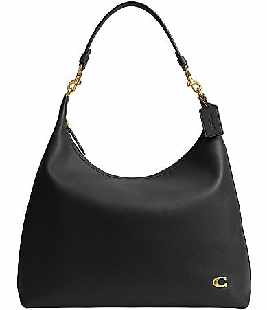 COACH Juliet 38 Leather Shoulder Bag - Black | Dillard's