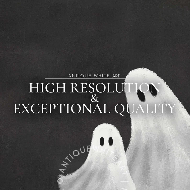 Halloween Frame TV Art File Ghost Art Halloween Ghost Decor - Etsy | Etsy (US)