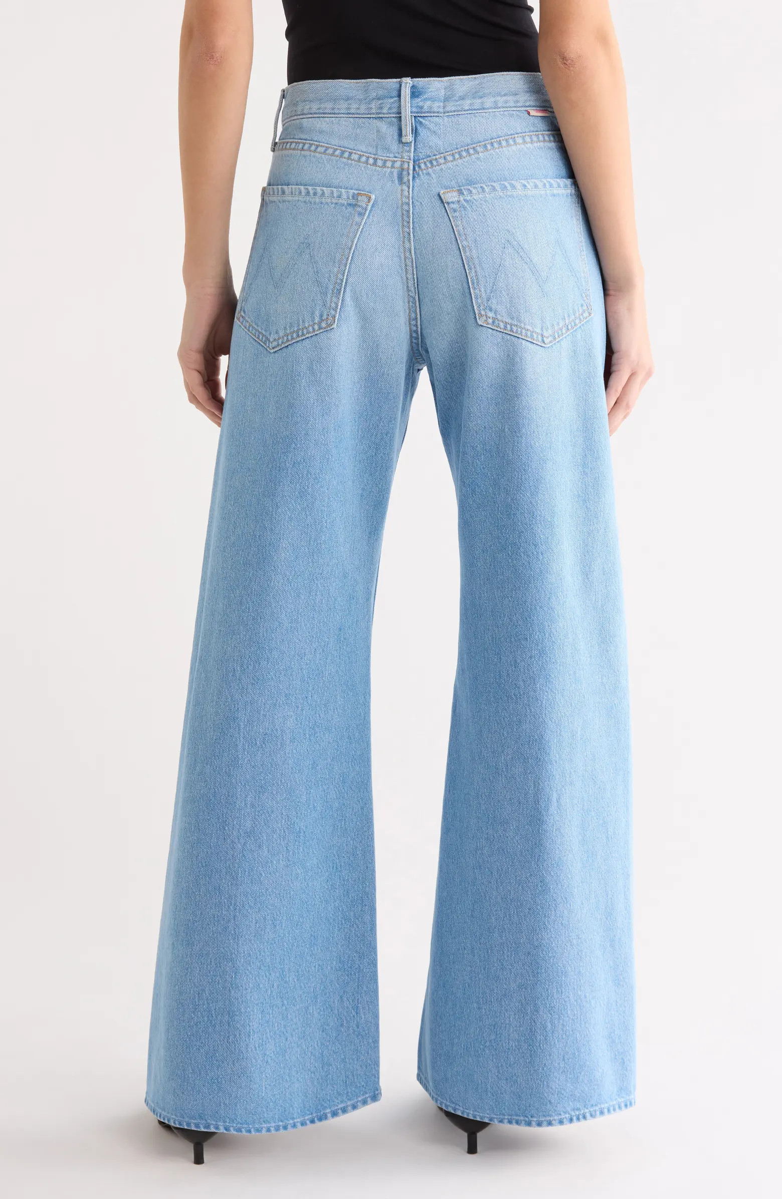 Lemon Twist High Waist Wide Leg Jeans | Nordstrom