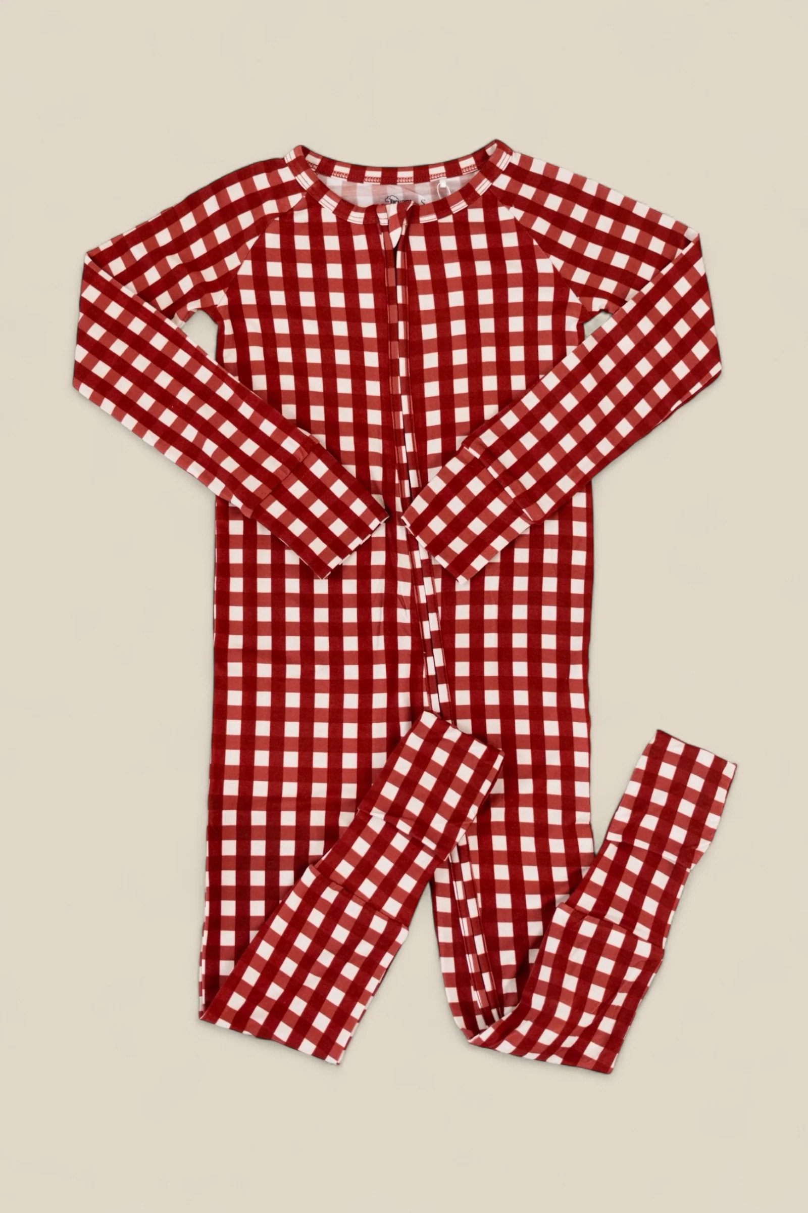 PEPPERMINT PLAID DREAM ROMPER | Dream Big Little
