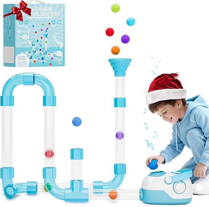 Air-Powered STEM Building Toys - Bluetooth Learning Toys with Wireless Music Play, Rechargeable &... | Amazon (US)