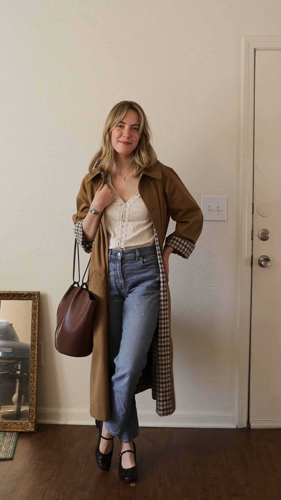 parisienne inspired outfit inspo pt. 4! this clyde trench is such a staple  

#LTKSeasonal #LTKworkwear #LTKVideo