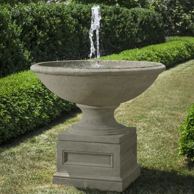 Condotti Concrete Garden Terrace Fountain | Wayfair North America
