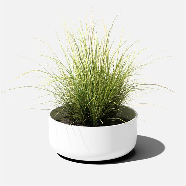 Veradek Pure Series 14'' Plastic Kona Bowl Planter - White | Walmart (US)