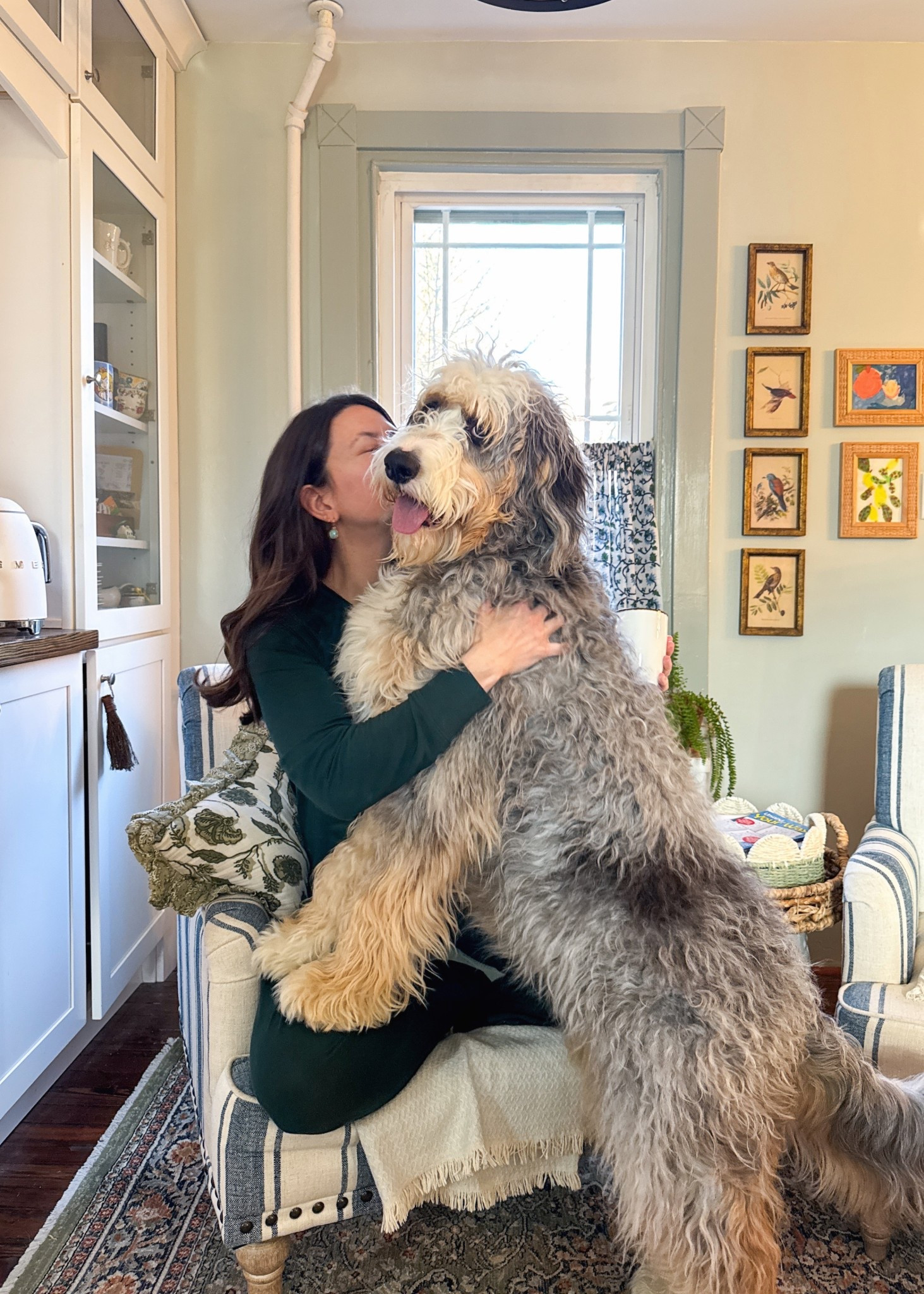 A morning with Birdie & my favorite @LAKE pajamas 🩷 Birdie had the best time with Aunt Paige while we were away but we missed her so much! Happy to be home & smothered in puppy kisses again! 

spring, vacation outfit, pajamas 

#LTKootd #LTKHome #LTKmomlife