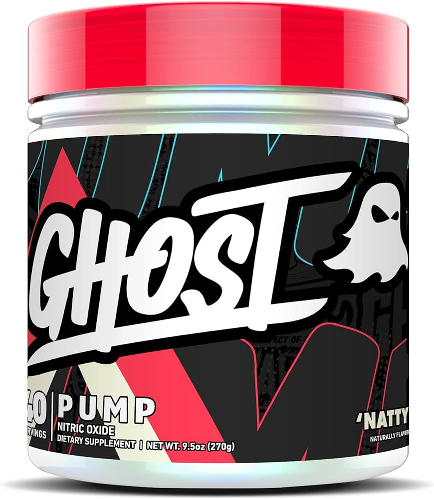 GHOST Pump Nitric Oxide Powder, Natty - 40 Servings - Sugar & Stim-Free Pre-Workout Supplements -... | Amazon (US)