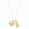 Ettika Zodiac Double Medallion 18k Gold Plated Necklace for Women. Fashion Jewelry and Accessory | Amazon (US)