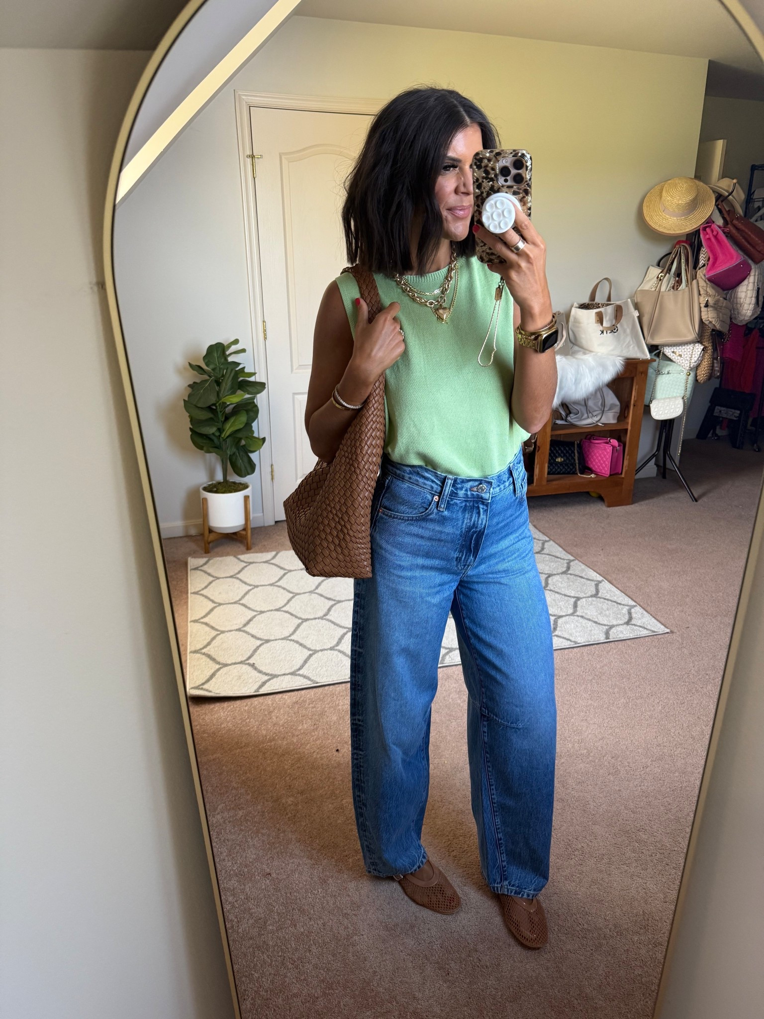 Size small in tank Size 26 in jeans Flats tts

#LTKSeasonal