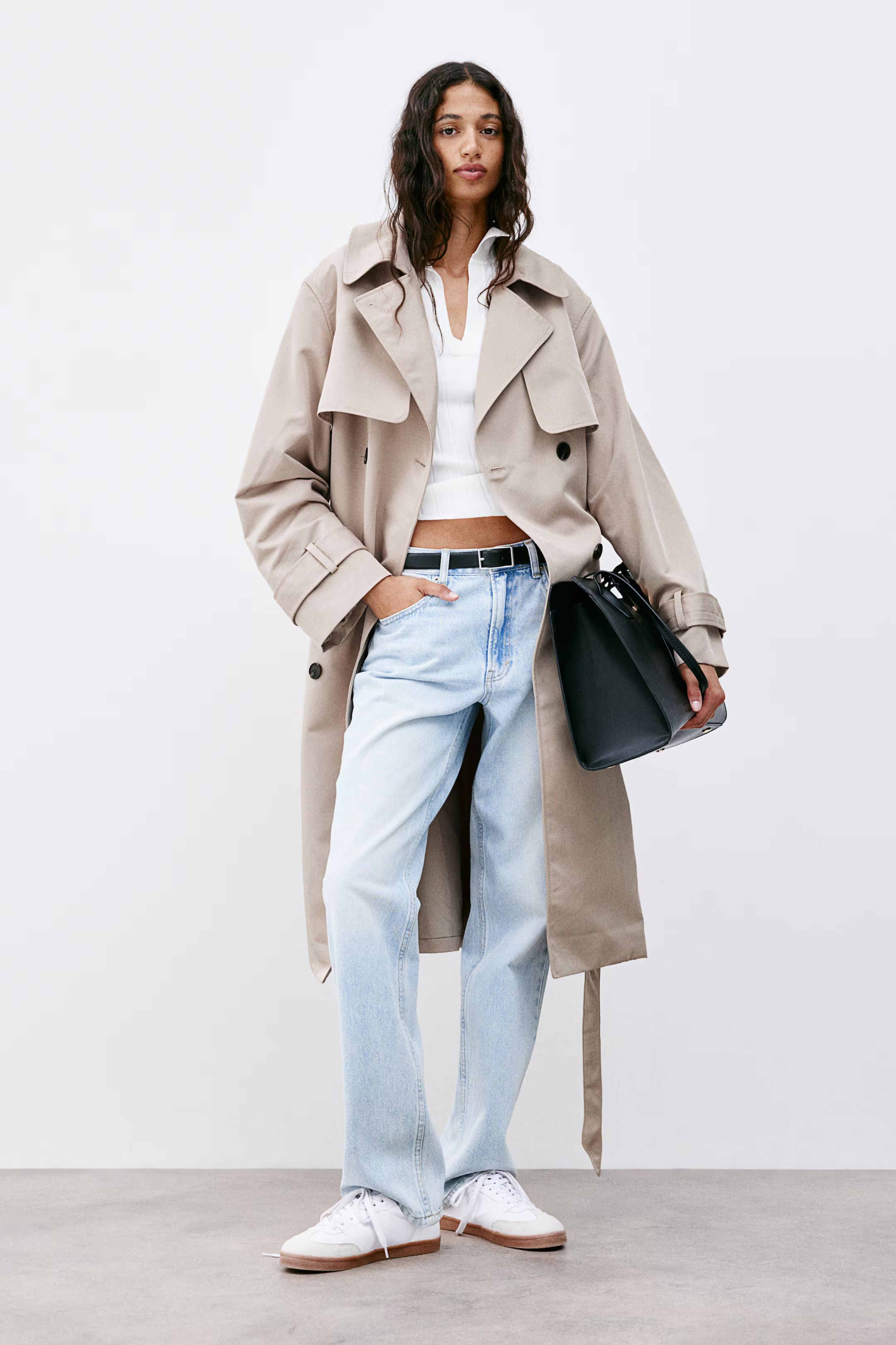 Double-breasted twill trench coat | H&M (UK, MY, IN, SG, PH, TW, HK)