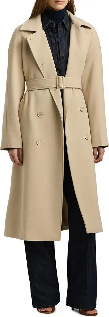 Crepe Belted Coat | Nordstrom
