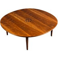 Refinished Mid-Century Modern Drexel Declaration Round Walnut & Rosewood Coffee Table | Etsy (US)