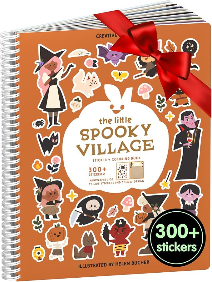 Spooky Village Halloween Stickers for Kids by Cupkin, Toddler Sticker Book, Toys Activity Book, T... | Amazon (US)
