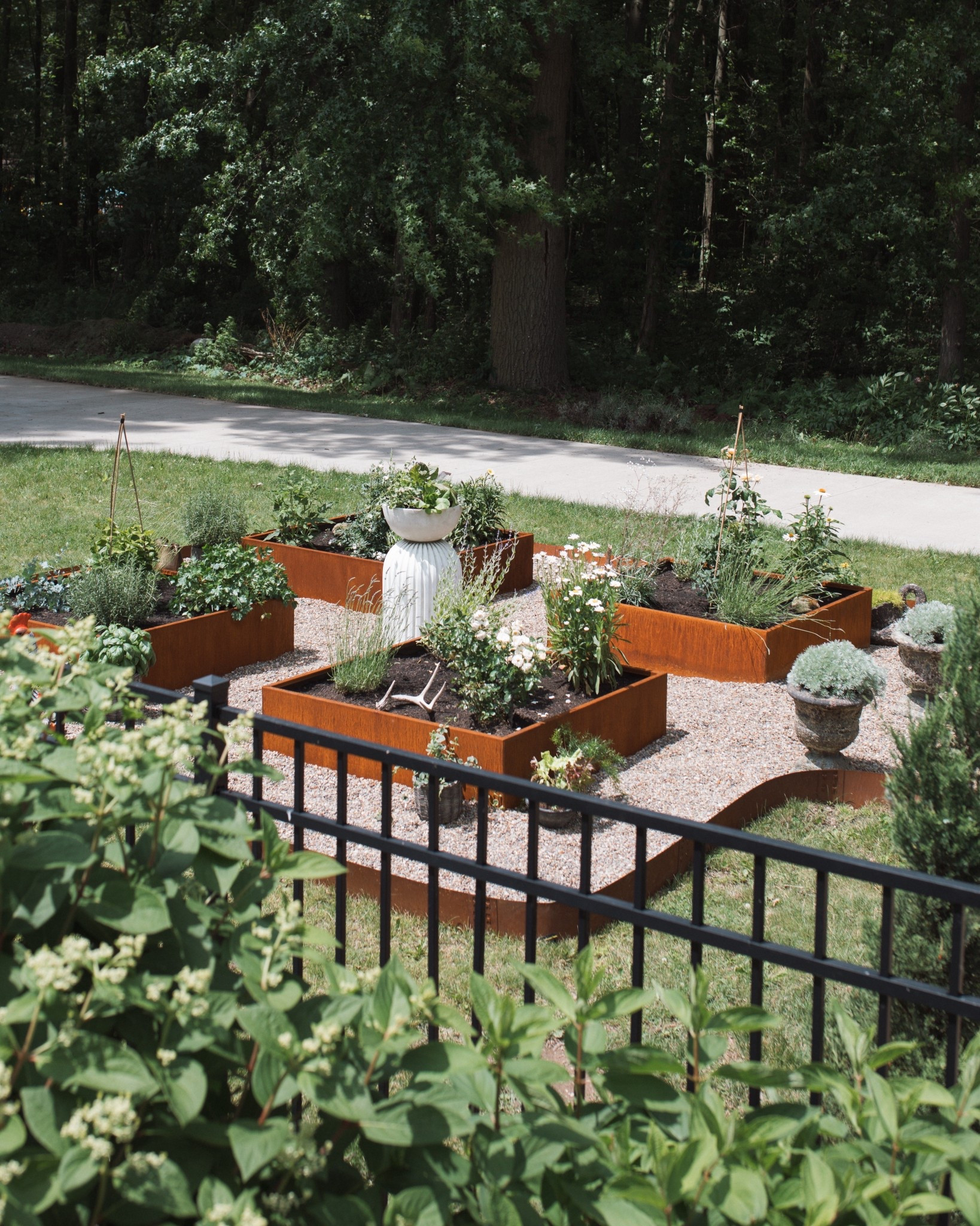 #Ad Our corten steel garden beds are on sale! The color is so beautiful. Can’t wait to start gardening this year. 👩🏻‍🌾🪴From planters to patio upgrades, find garden solutions to create a backyard sanctuary at Wayfair! @wayfair #wishyouwerehere #outdoor #Wayfair #WayfairPartner 
