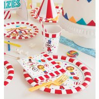 Circus Party Cups - Birthday, Cups, Carnival Birthday Supplies, Favor Big Top Circus, Baby Shower | Etsy (US)