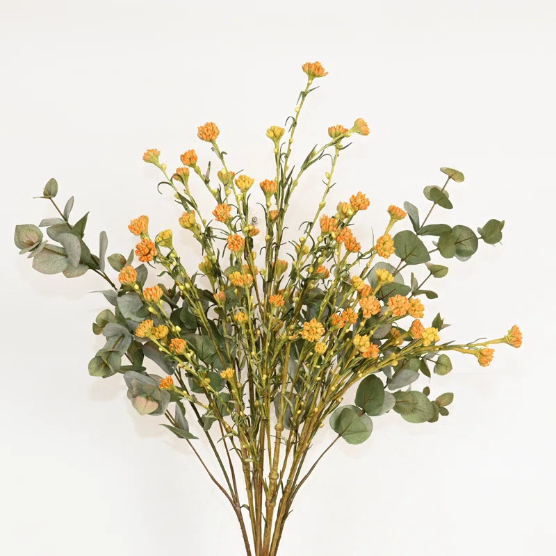 36" Artificial Greenery Foliage Branch Wildflower Floral Arrangements With Long Stems For Vase Fi... | Wayfair North America