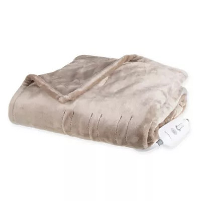 Brookstone® n-a-p® Heated Plush Throw | Bed Bath & Beyond | Bed Bath & Beyond