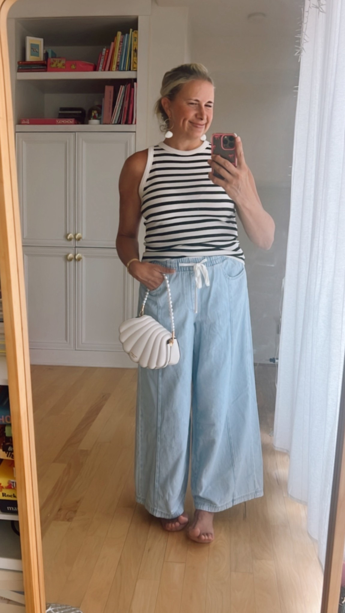 Nauti Vibes ✨
… ahoy, I love anything nautical so. These jeans went on sale the day after I wore them (I might grab the other wash or white next!) and my tank is still available and also on sale (as well as a classic I have in tons of colors)!

My purse is a few seasons old and not available anymore but there’s a dupe I recently saw, linking!



#LTKFindsUnder50 #LTKSeasonal #LTKSaleAlert