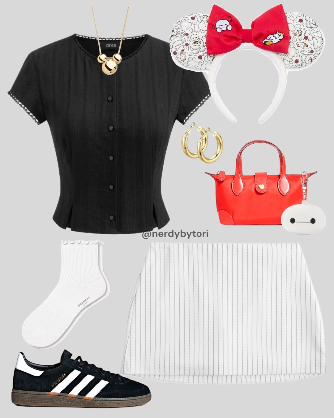 Baymax Disney outfit ❤️🤍✨

#LTKootd