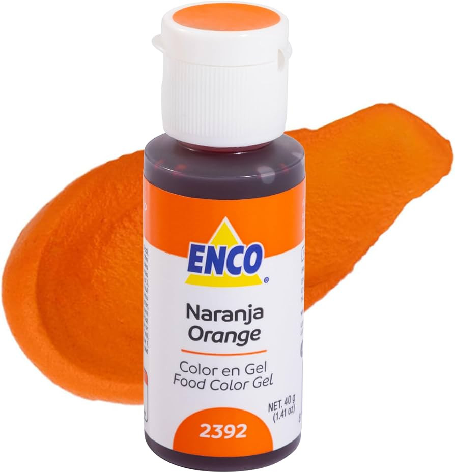 ENCO Food Coloring Gel Orange 1.41 oz (40g) Concentrated, Vegan | Amazon (US)