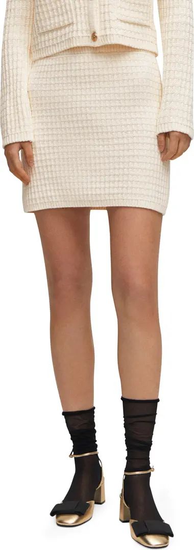 MANGO Knit Miniskirt | Nordstrom | Nordstrom