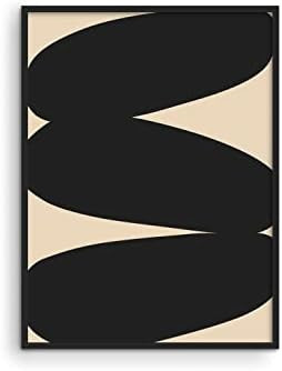 Haus and Hues Scandinavian Wall Art Abstract Art Prints - Mid Century Modern Art Wall Decor and Cont | Amazon (US)