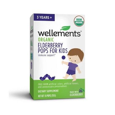Wellements Organic Elderberry Pops - 10ct | Target