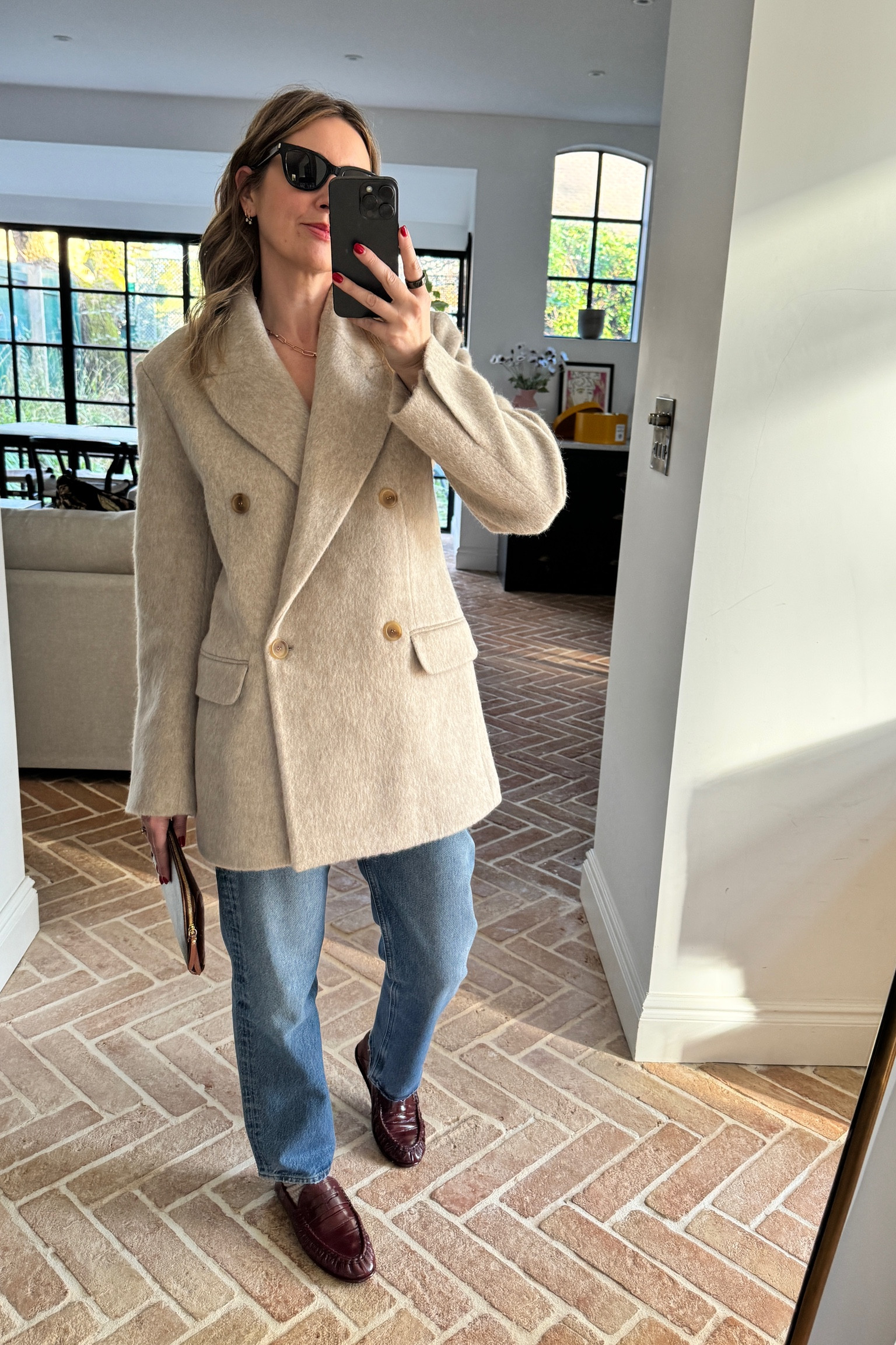 Spring Outfit Ideas | Burgundy Loafers | Agolde Jeans | Skinny Jeans | Slim Jeans | Straight Leg Jeans | mole blazer | mocha blazer | wool blazer | burgundy | blazer | Arket 

#LTKstyletip #LTKuk #LTKspring