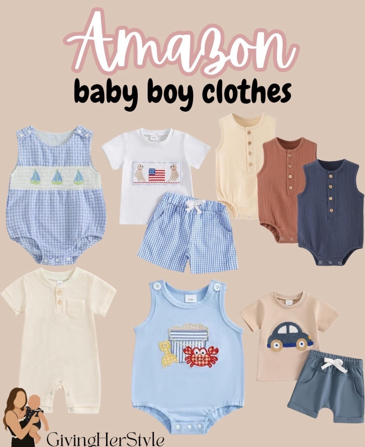 Summer baby boy and toddler boy clothes from Amazon
| baby boy | toddler boy | boys clothes | kids clothes | baby clothes | newborn | onsie | baby boy summer clothes | romper | beach | travel | boho | minimalist | modern | neutrals | toddler outfits | baby outfits | 

#LTKBaby #LTKSummerEdit #LTKKids