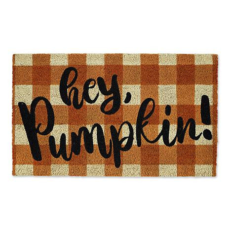 Design Imports Hey Pumpkin Doormat - 20184389 | HSN | HSN